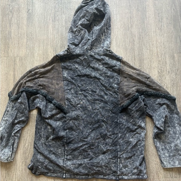 BiBi Charcoal and Black Hoodie - Picture 4 of 5